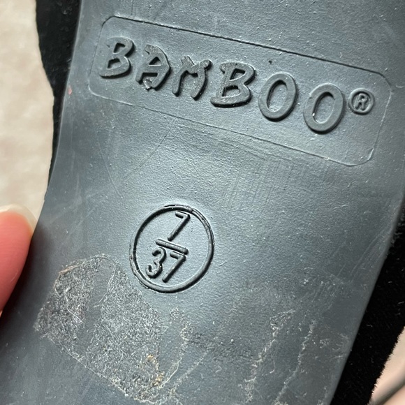 Bamboo Platform Heels - Picture 5 of 5